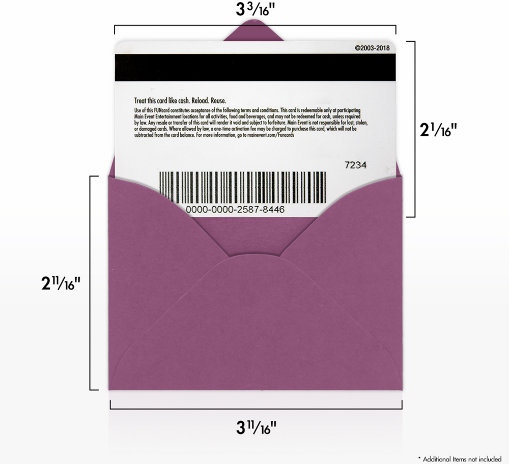Vintage Plum Purple 32lb #17 Mini Envelopes (2 11/16 x 3 11/16)