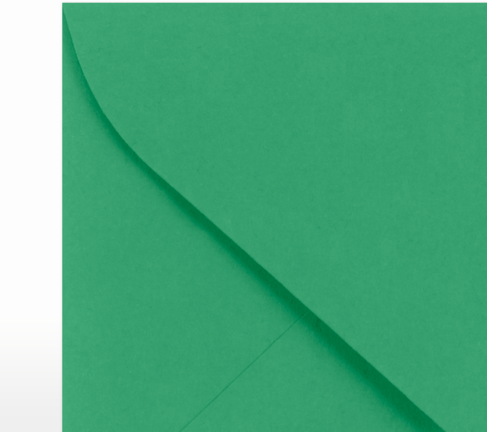 Holiday Green 32lb #17 Mini Envelopes (2 11/16 x 3 11/16)