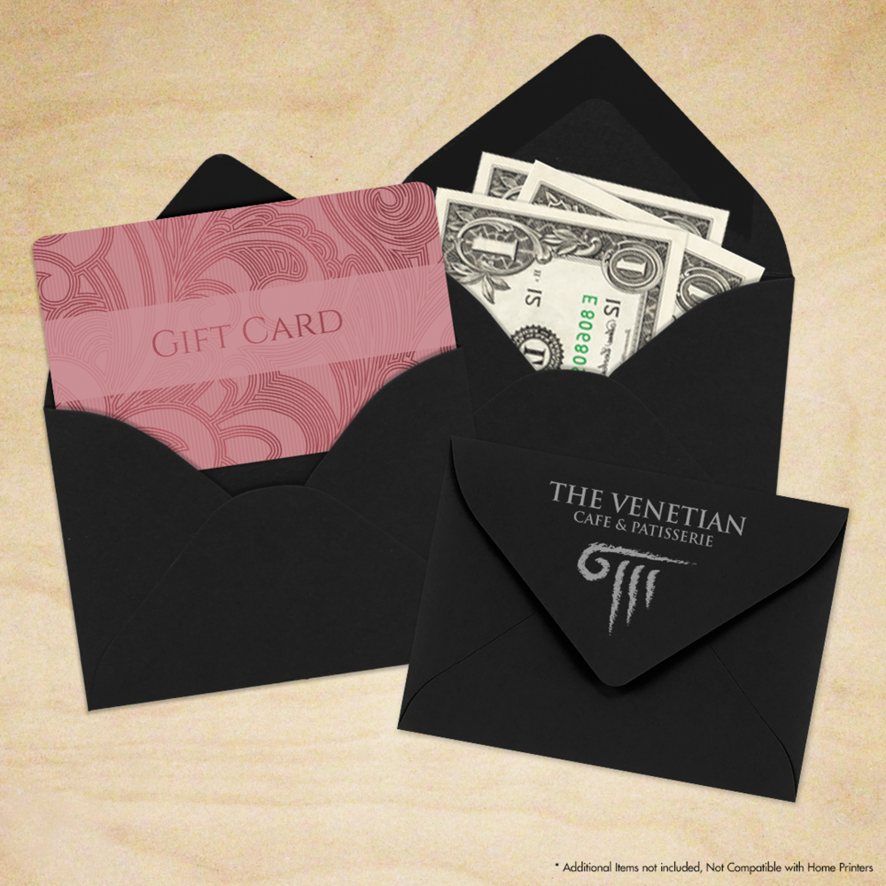Smooth Midnight Black 32lb #17 Mini Envelopes (2 11/16 x 3 11/16)