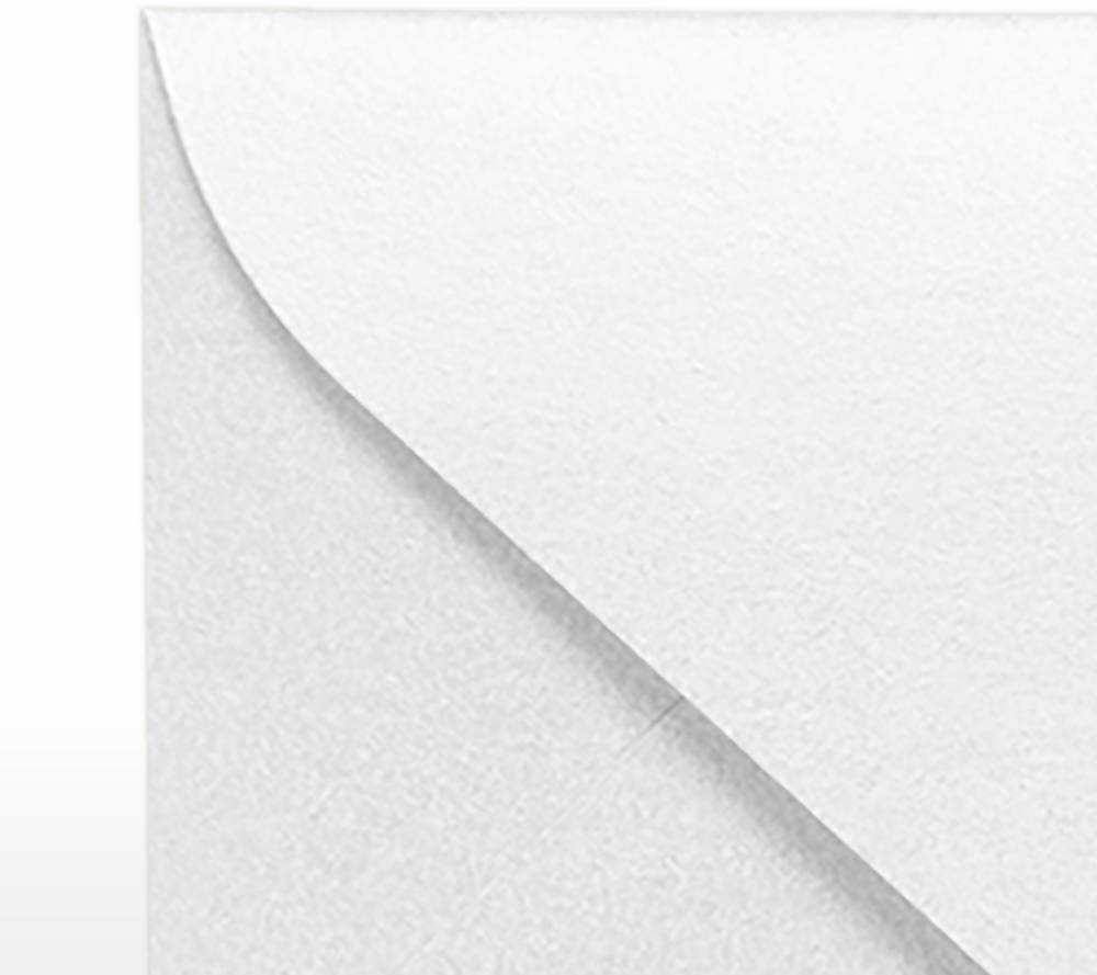 Crystal White Metallic 32lb #17 Mini Envelopes (2 11/16 x 3 11/16)