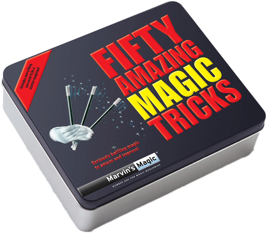 50 Amazing Magic Tricks Kit by Marvin's Magic