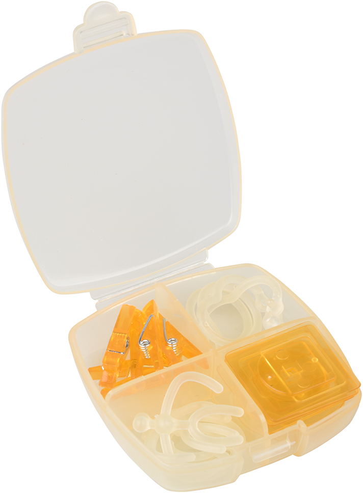 Yellow Small Office Clip Box - 16 Pack