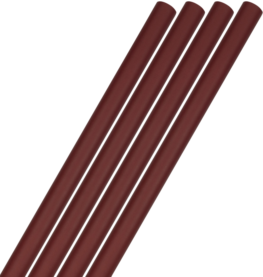 Burgundy Red Matte Wrapping Paper Set (100 Sq Ft) - 4 Rolls