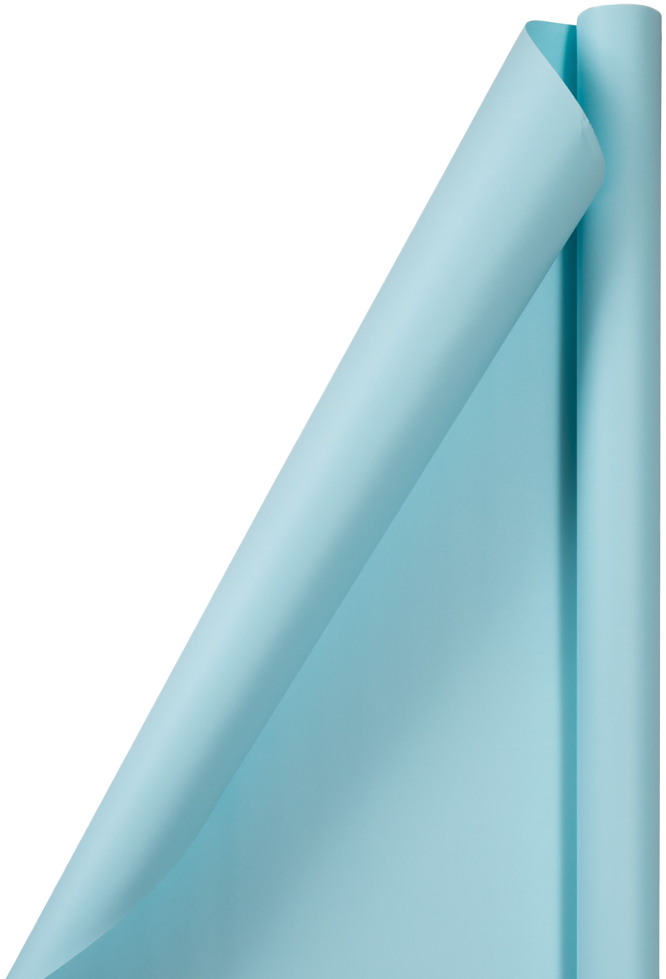 Baby Blue Matte Wrapping Paper Set (100 Sq Ft) - 4 Rolls