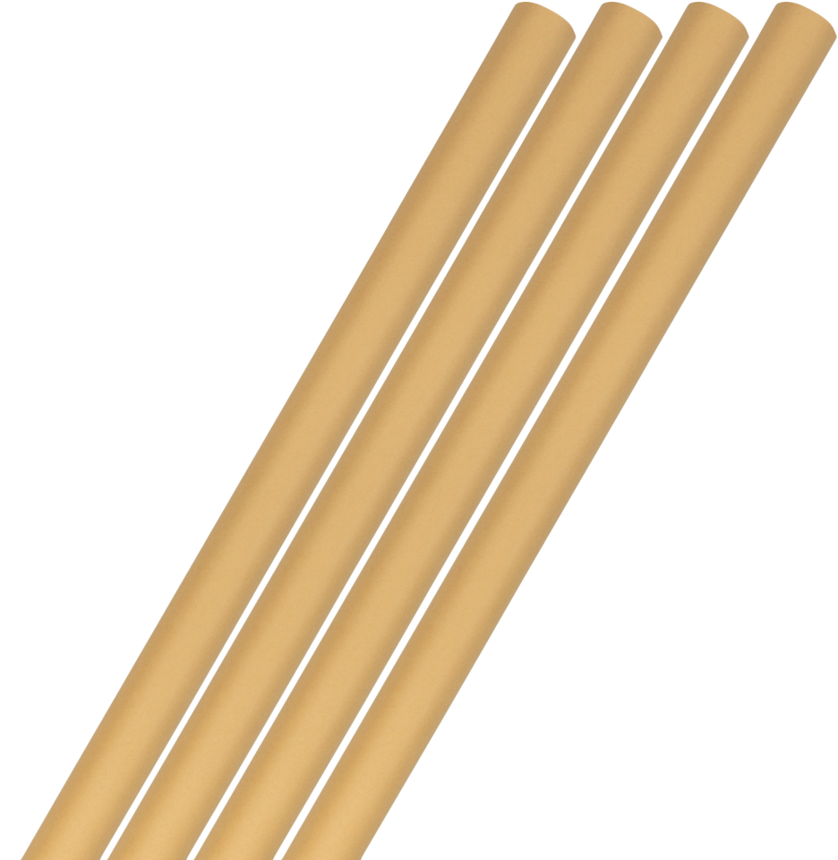 Natural Matte Wrapping Paper Set (100 Sq Ft) - 4 Rolls