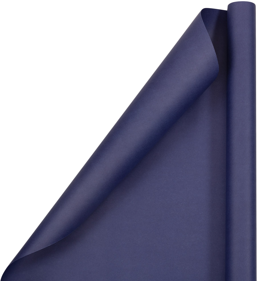 Presidential Blue Matte Wrapping Paper Set (100 Sq Ft) - 4 Rolls