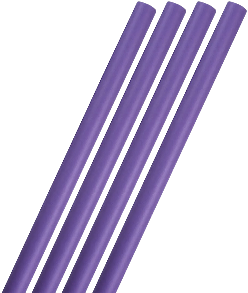 Purple Matte Wrapping Paper Set (100 Sq Ft) - 4 Rolls