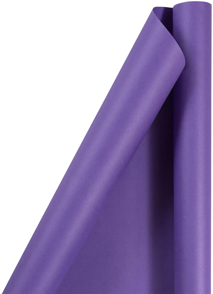 Purple Matte Wrapping Paper Set (100 Sq Ft) - 4 Rolls