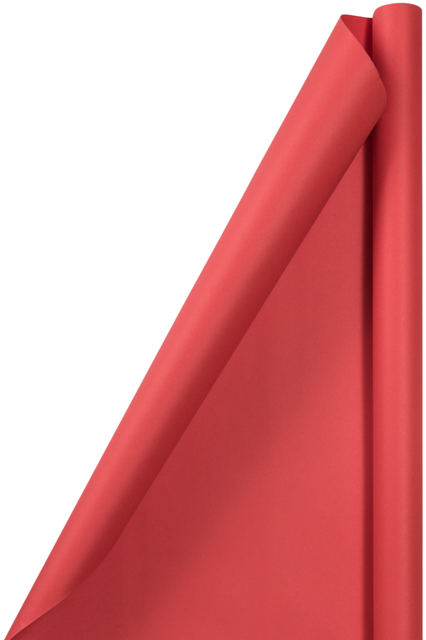 Red Matte Wrapping Paper Set (100 Sq Ft) - 4 Rolls