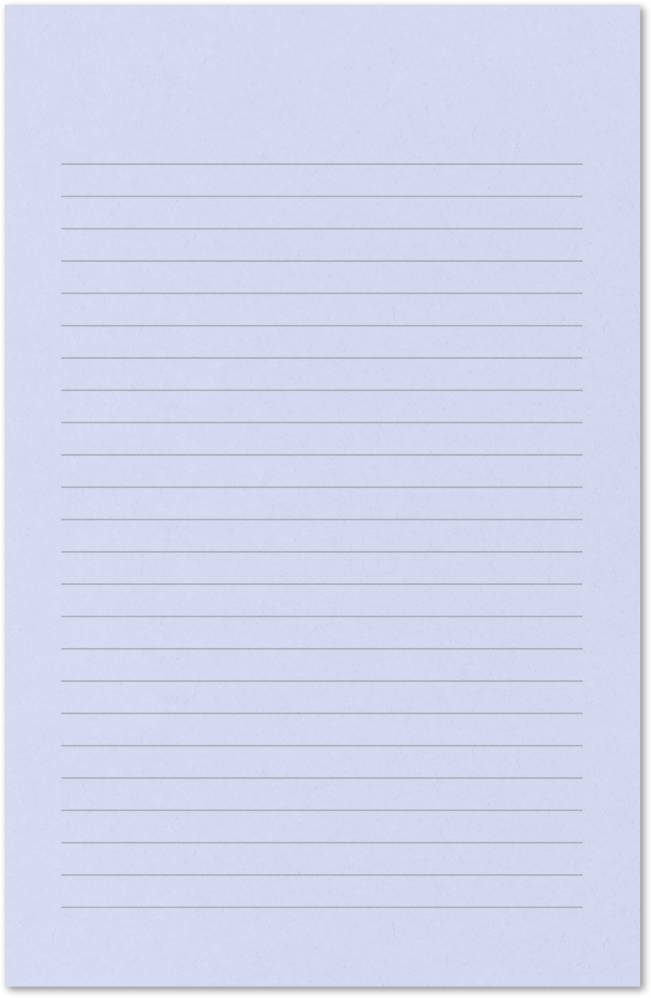 Lilac 5 1/2 x 8 1/2 Ruled Notepad (50 Sheets)
