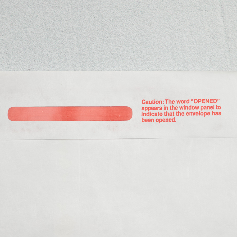 White Tyvek 14lb 9 x 12 Open End Tamper Evident Envelopes
