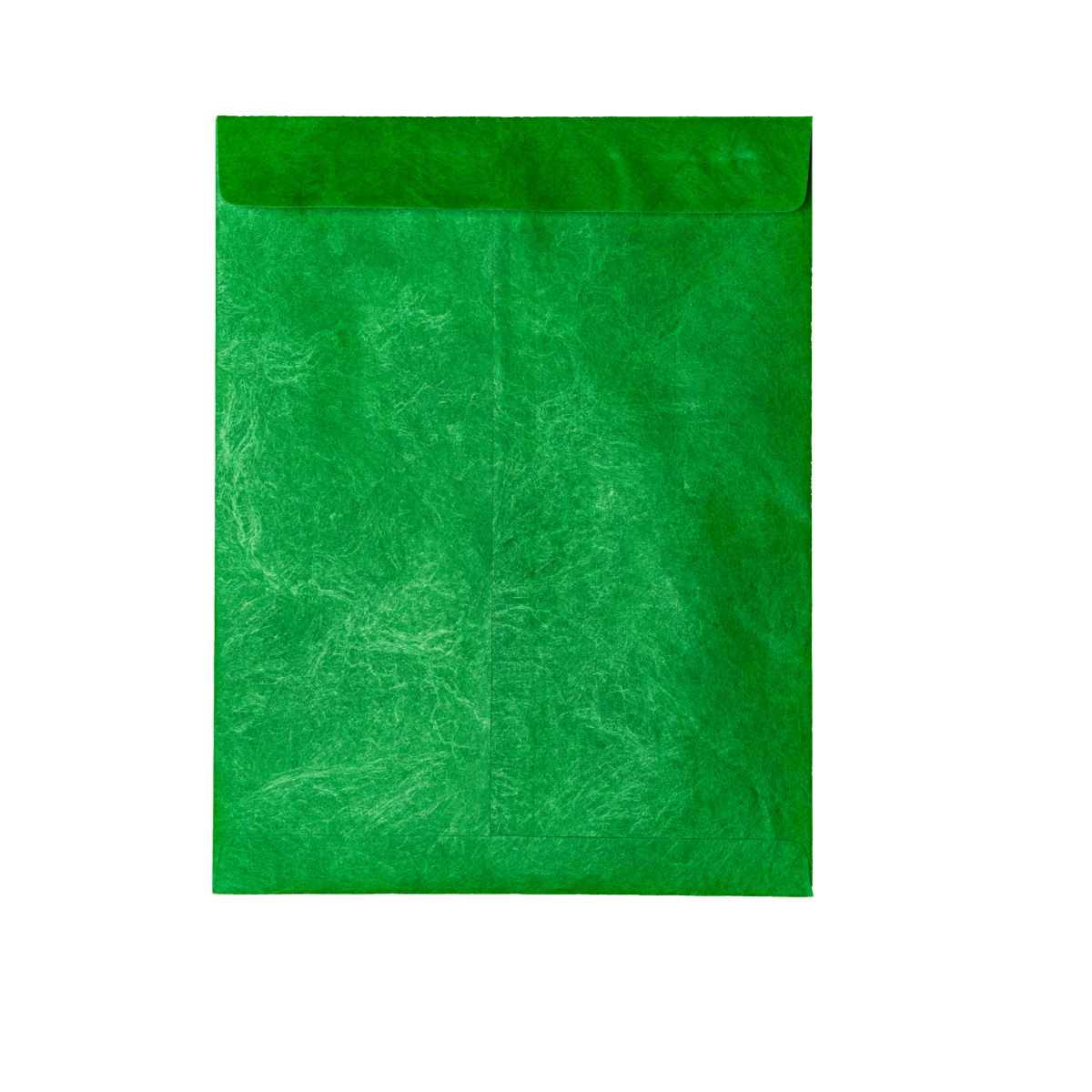 Green Tyvek® 14lb 12 x 15 1/2 Open End Envelopes with Peel and Seal