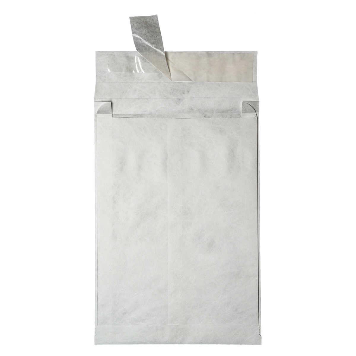White Tyvek® 18lb 10 x 13 x 1 1/2 Expansion Envelopes with Peel and Seal