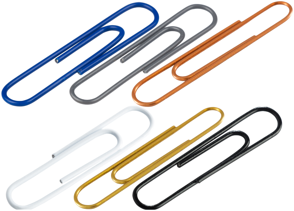 Business Assorted Jumbo 2 Inch Paper Clips - 6 Packs of 75