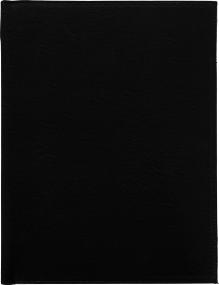 Black 8 1/2 X 11 Standard Portfolios
