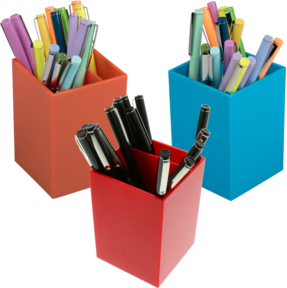 Assorted Pen Holders - Pack of 3