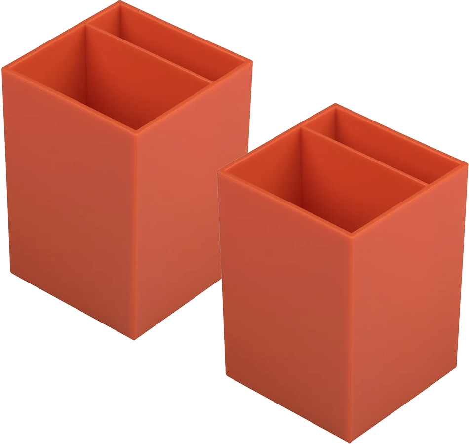 Orange Pen Holders - Pack of 2