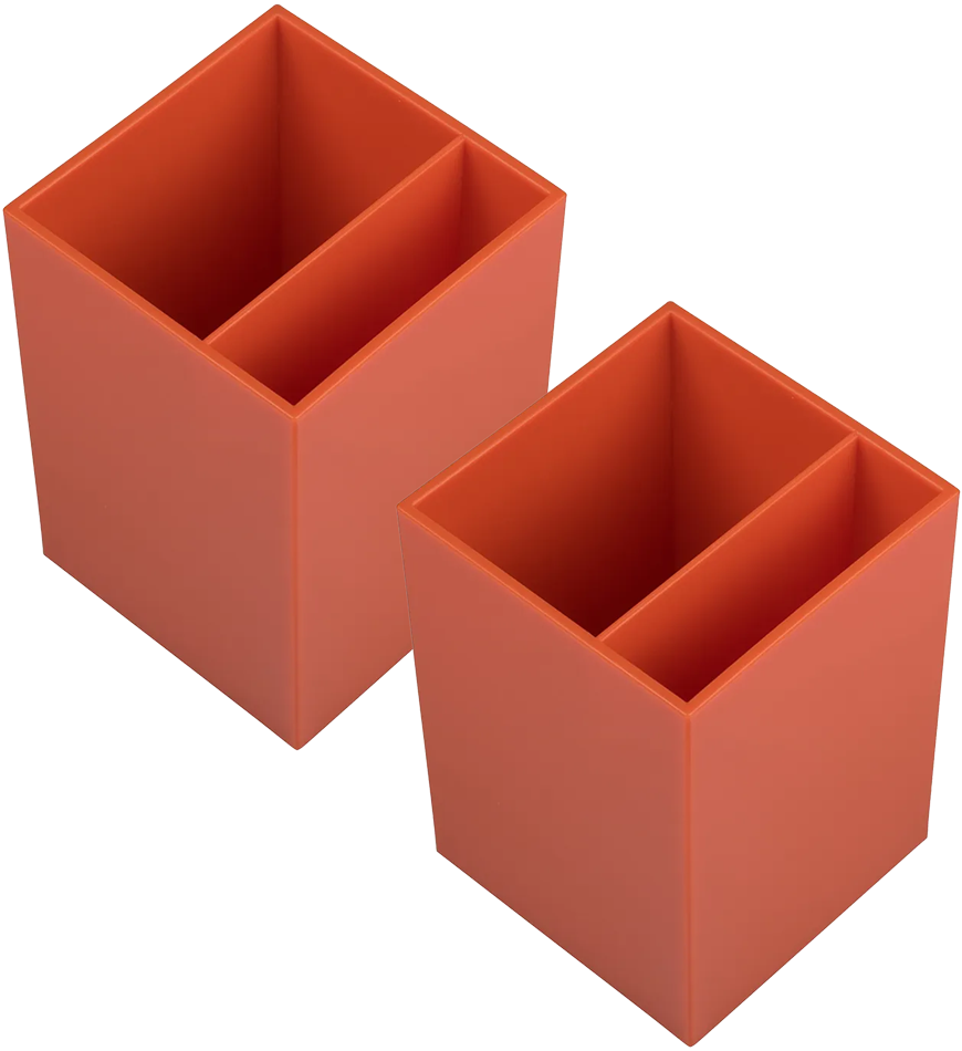Orange Pen Holders - Pack of 2