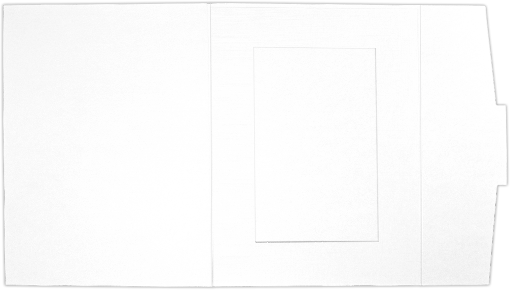 Bright White Linen 4 x 6 Fold-Over Easel Photo Frame