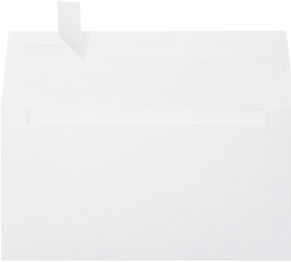 White 28lb Photo Greeting Invitation Envelopes (4 3/8 x 8 1/4) with Peel & Seal