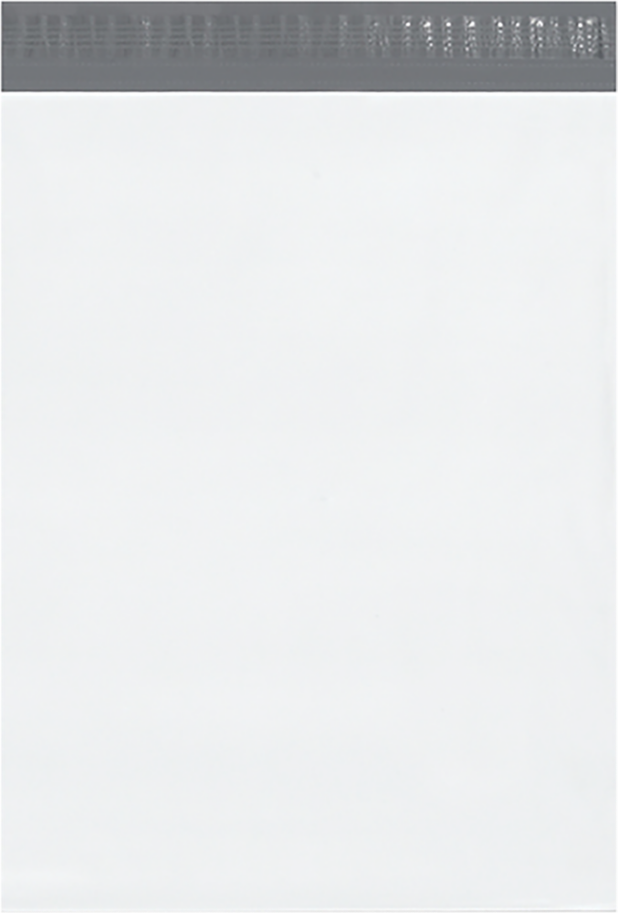 White 14lb 15 x 20 x 4 Poly Mailer with Peel & Seal