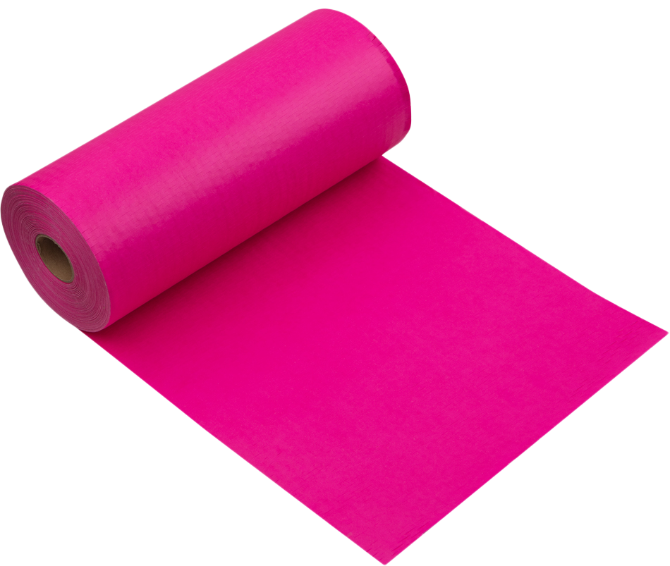 Hot Pink Fuchsia Honeycomb Packing Paper Roll - 321 Sq Ft