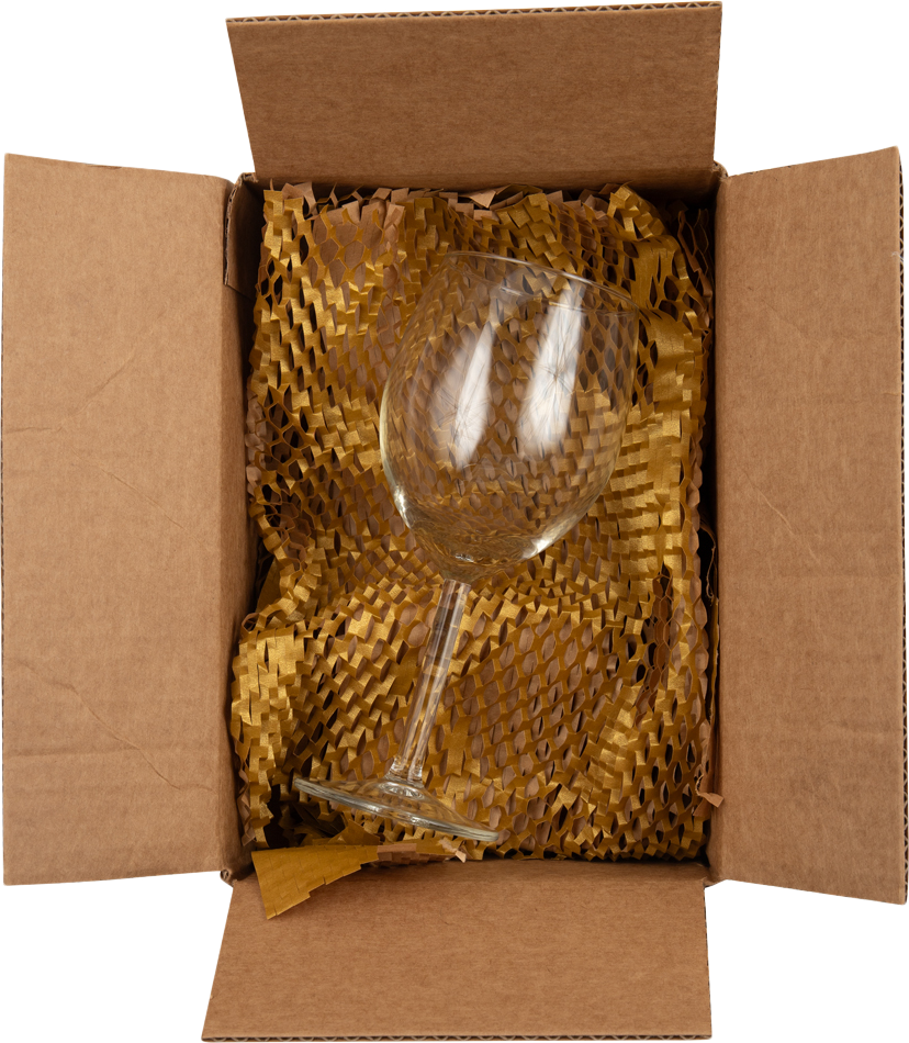 Gold Honeycomb Packing Paper Roll - 321 Sq Ft