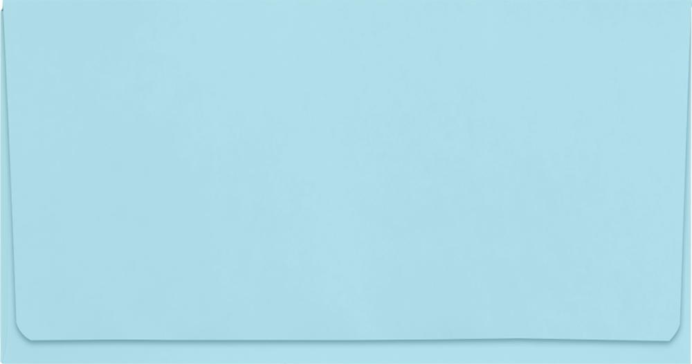 Pastel Blue 24lb Remittance Envelopes (3 5/8 x 6 1/2 Closed)