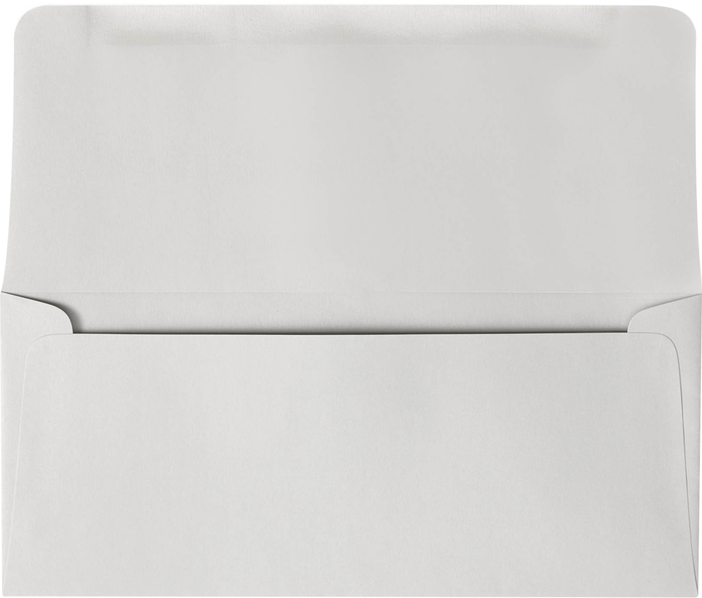 Pastel Gray 24lb Remittance Envelopes (3 7/8 x 8 7/8 Closed)