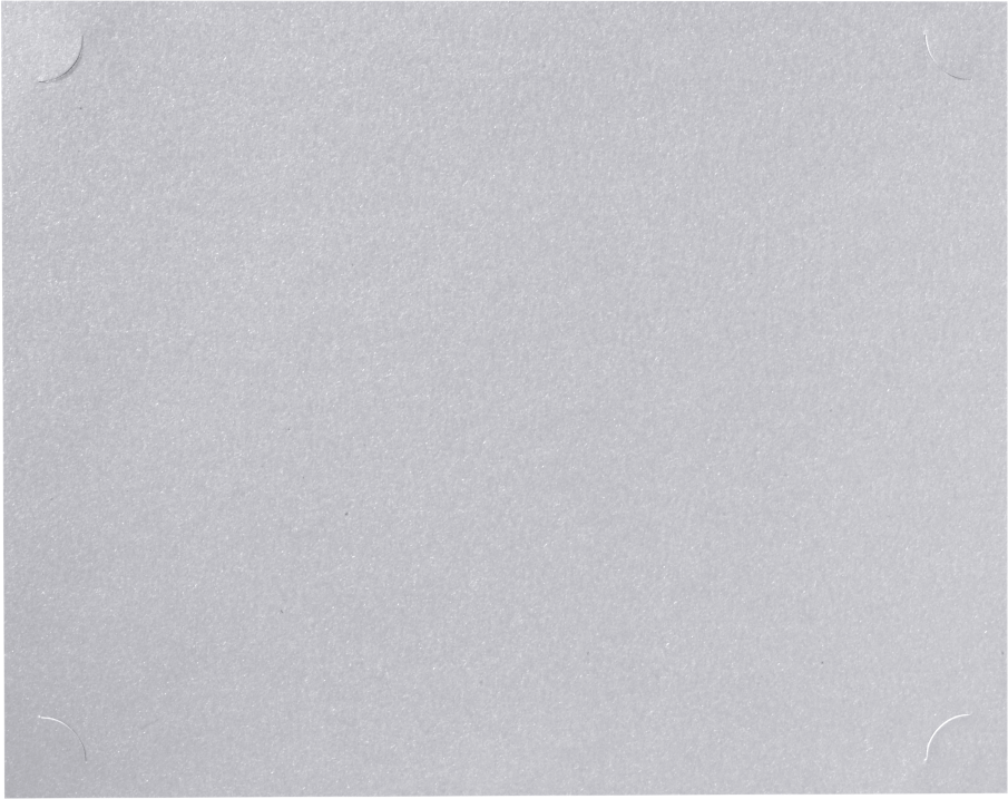 Silver Metallic 9 1/2 x 12 Single Certificate Holders