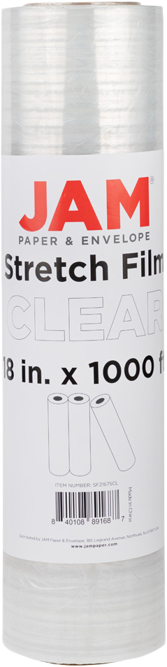 Clear Stretch Film - 18 Inch x 1,000 Feet