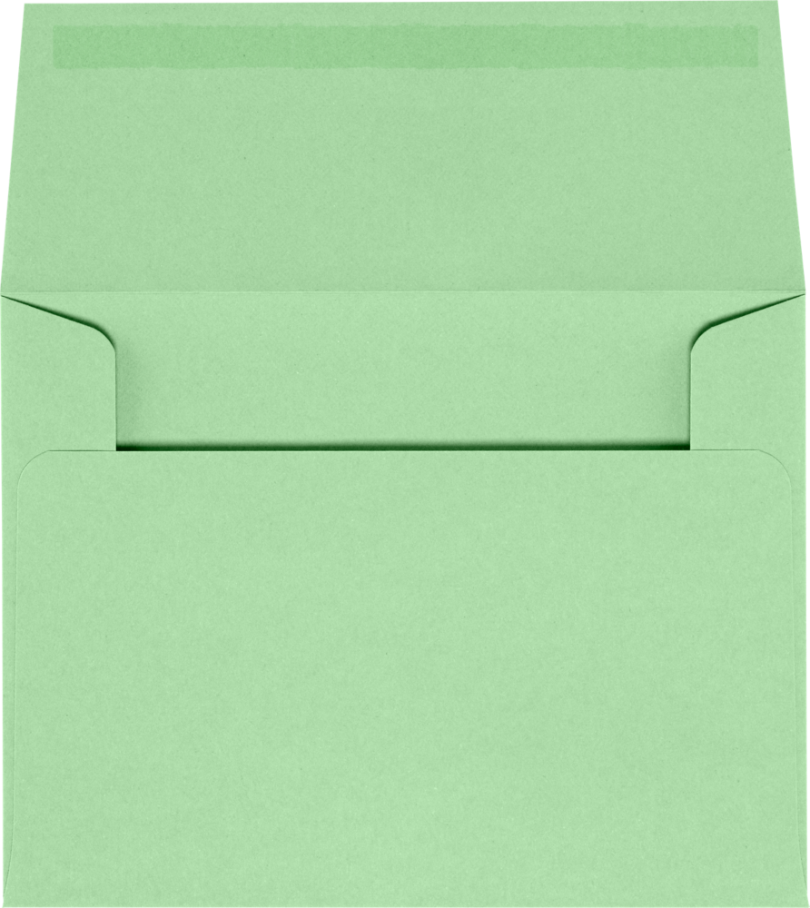 Pastel Green 24lb A2 Invitation Envelopes (4 3/8 x 5 3/4) 24lb