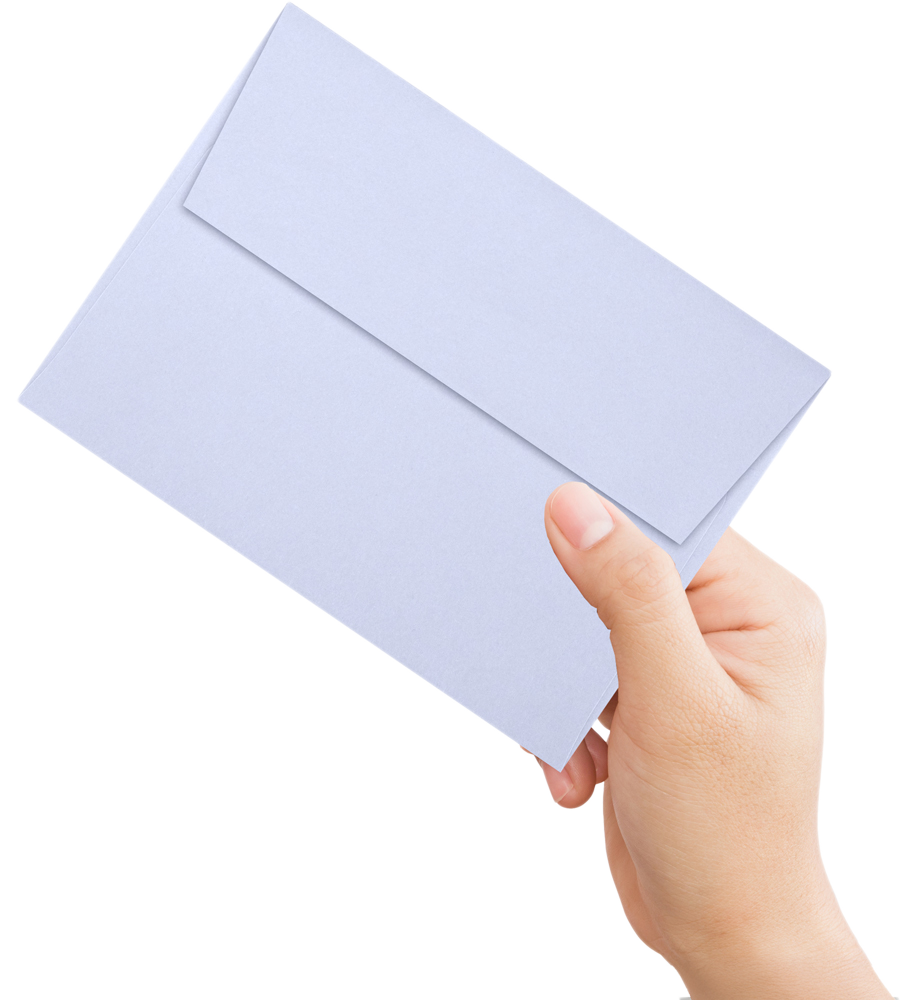 Light Purple Lilac 32lb A6 Invitation Envelopes (4 3/4 x 6 1/2) with Peel & Seal