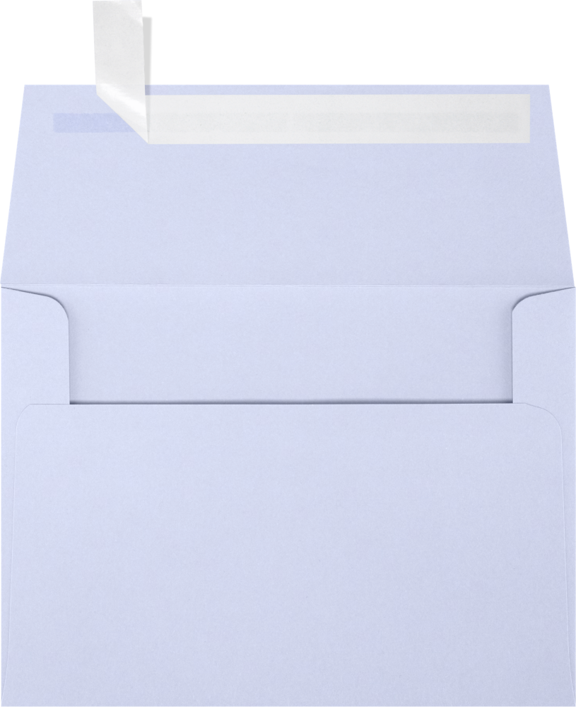 Light Purple Lilac 32lb A6 Invitation Envelopes (4 3/4 x 6 1/2) with Peel & Seal