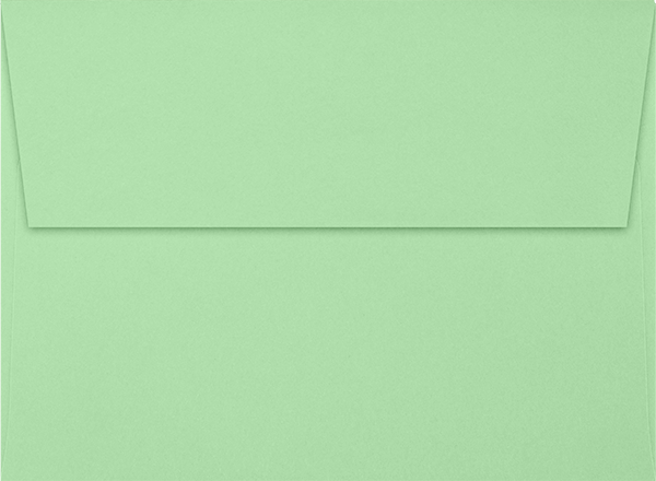 Pastel Green 24lb A7 Invitation Envelopes (5 1/4 x 7 1/4)