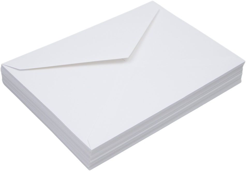 White 28lb Cougar 5 1/2 x 7 3/4 Outer Premium Envelopes