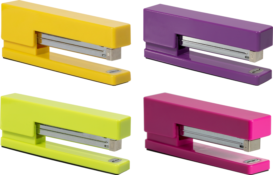 Assorted Fashion Stapler Set (4 Pack)