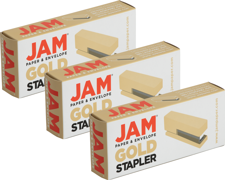 Gold Stapler Set (3 Pack)
