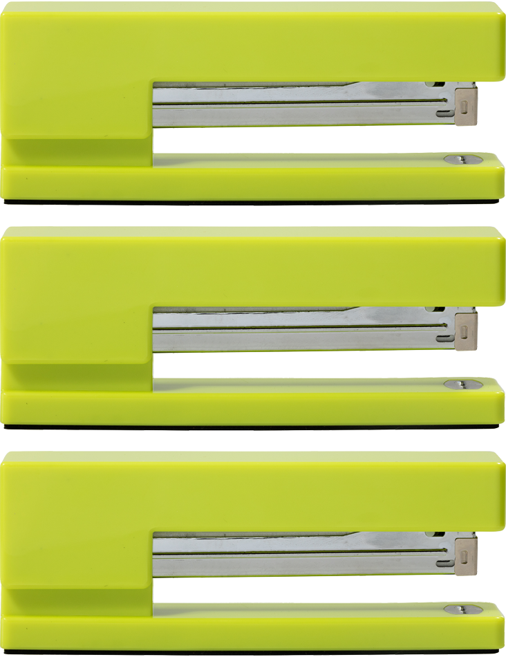 Lime Green Stapler Set (3 Pack)