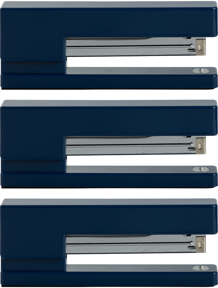 Navy Stapler Set (3 Pack)