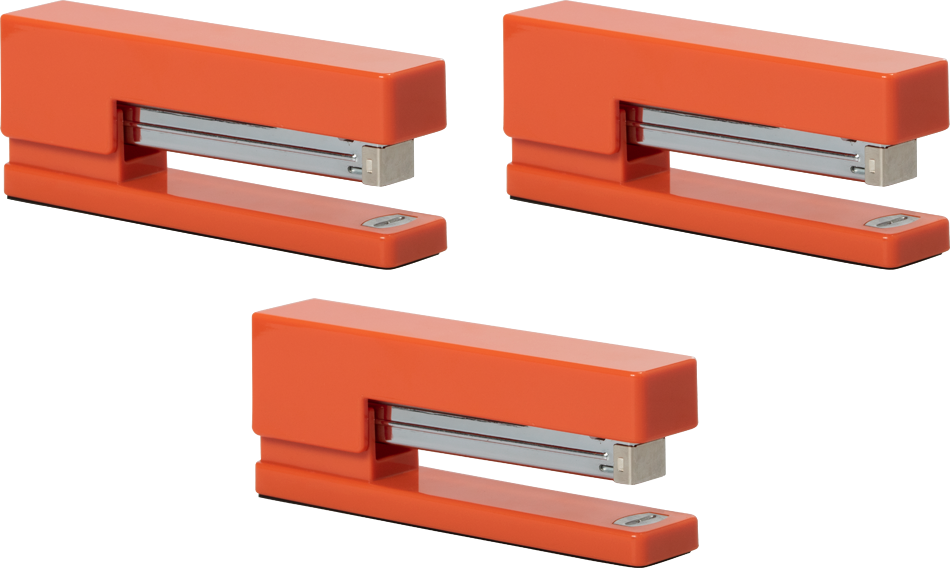Orange Stapler Set (3 Pack)