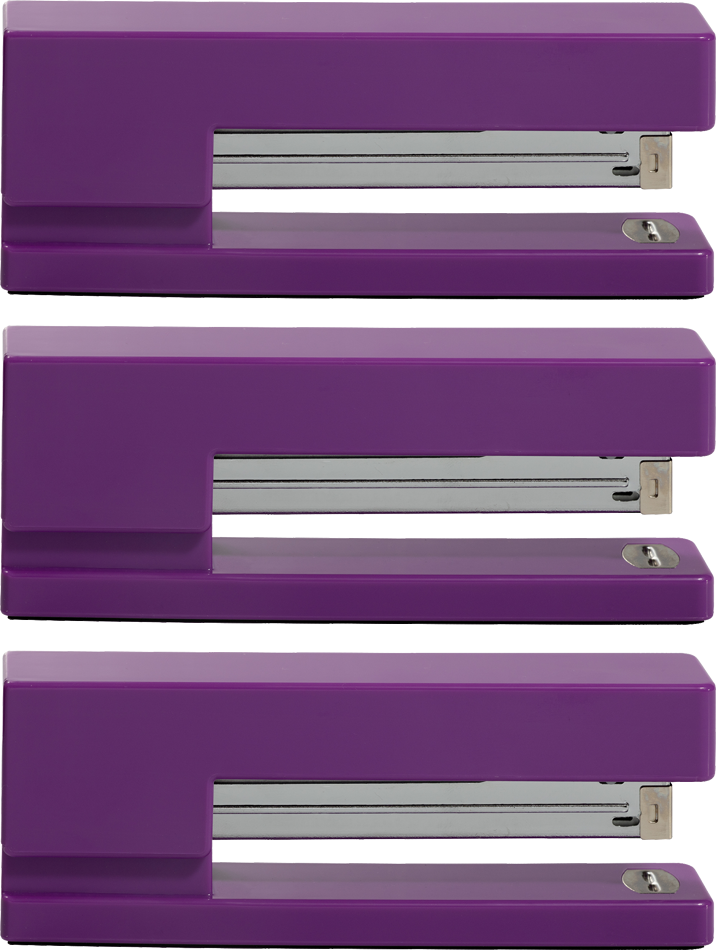 Purple Stapler Set (3 Pack)