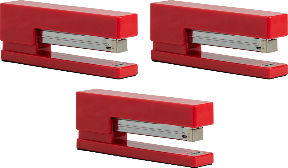 Red Stapler Set (3 Pack)