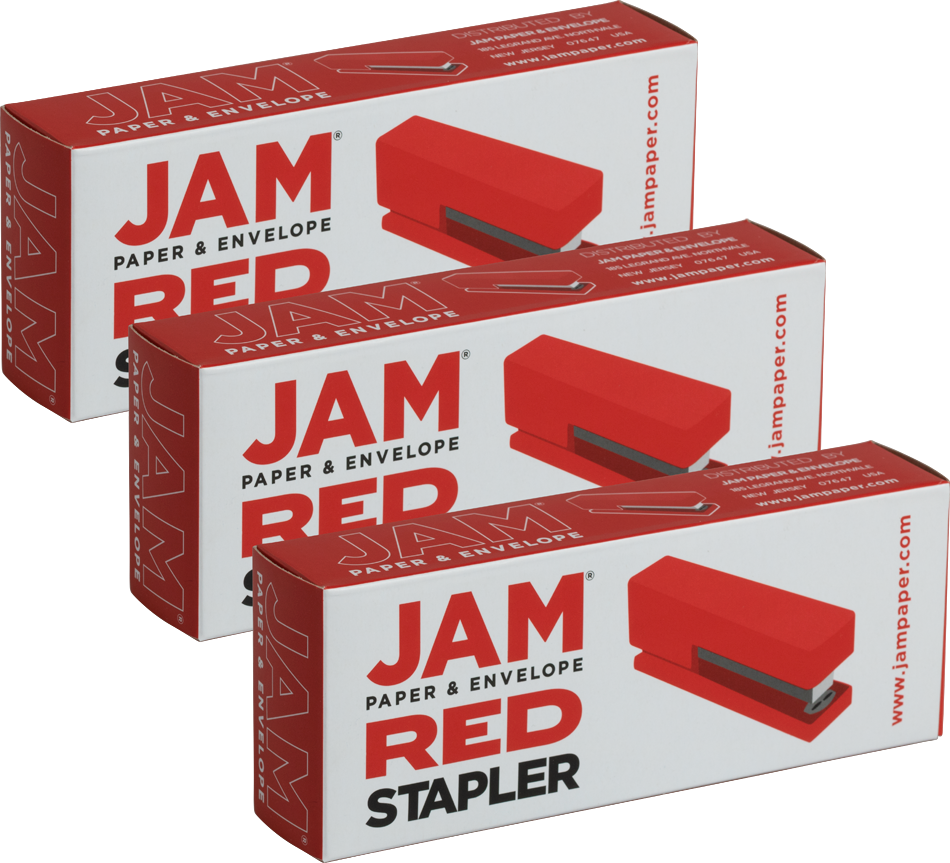 Red Stapler Set (3 Pack)