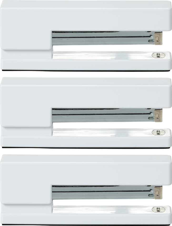White Stapler Set (3 Pack)
