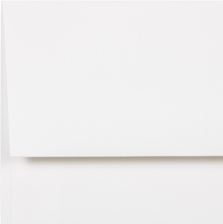 White 32lb Strathmore A7 Invitation Premium Envelopes (5 1/4 x 7 1/4)