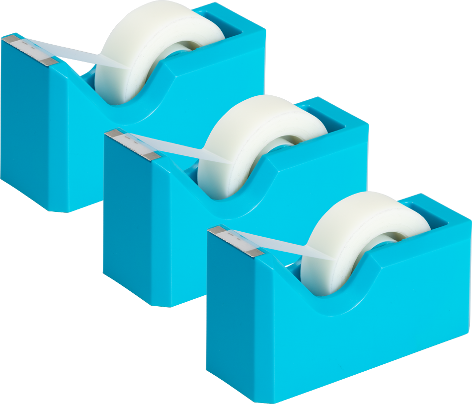 Blue Tape Dispenser Set (3 Pack)