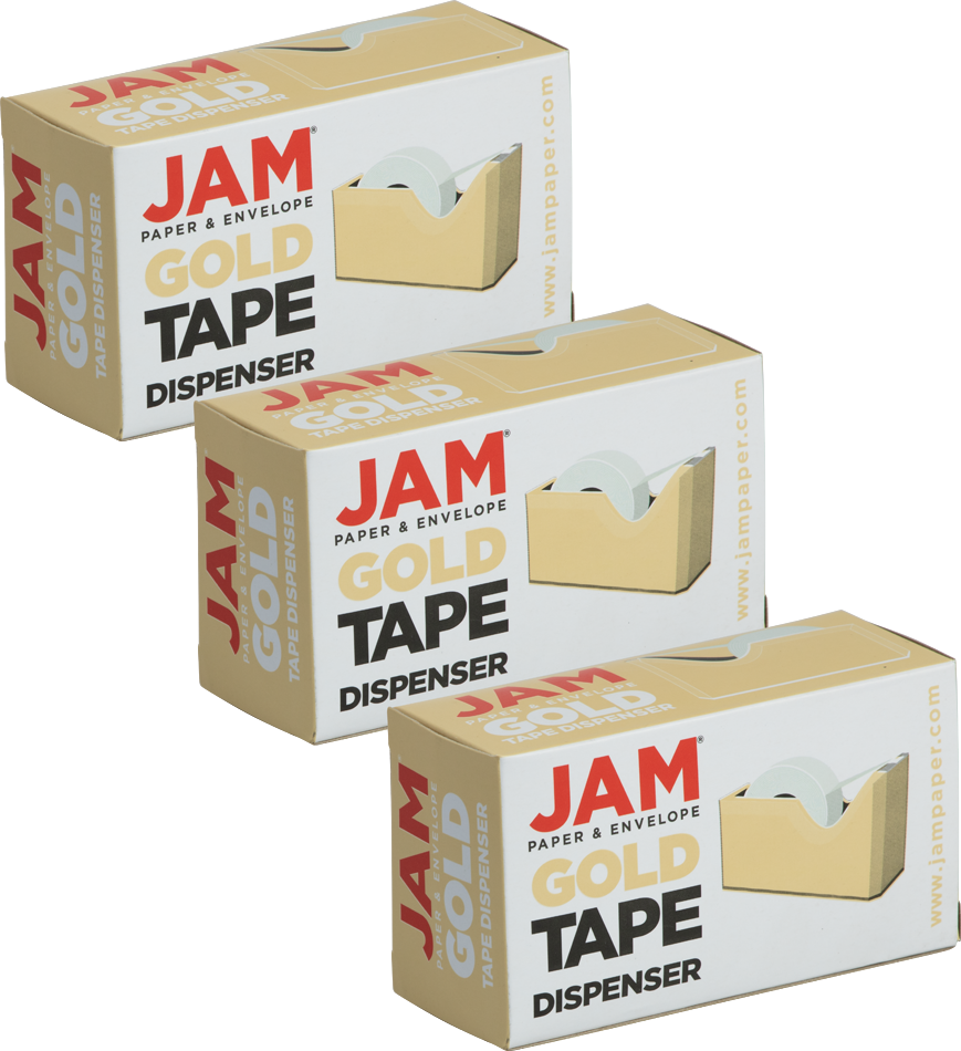 Gold Tape Dispenser Set (3 Pack)