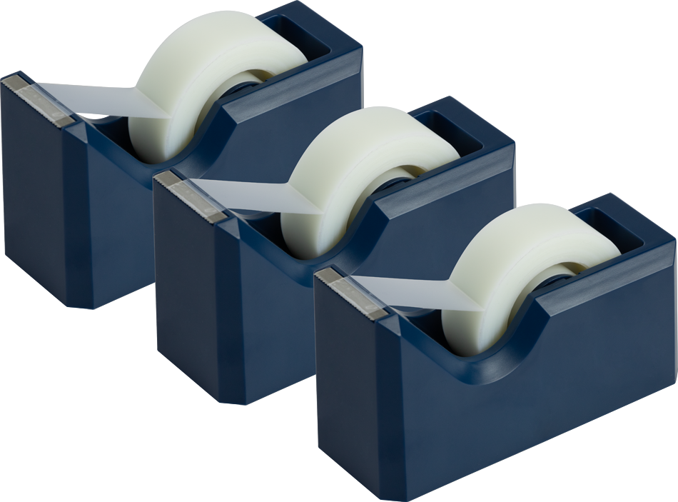 Navy Tape Dispenser Set (3 Pack)
