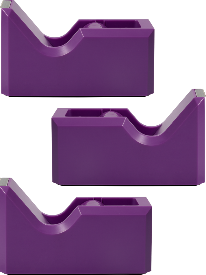 Purple Tape Dispenser Set (3 Pack)